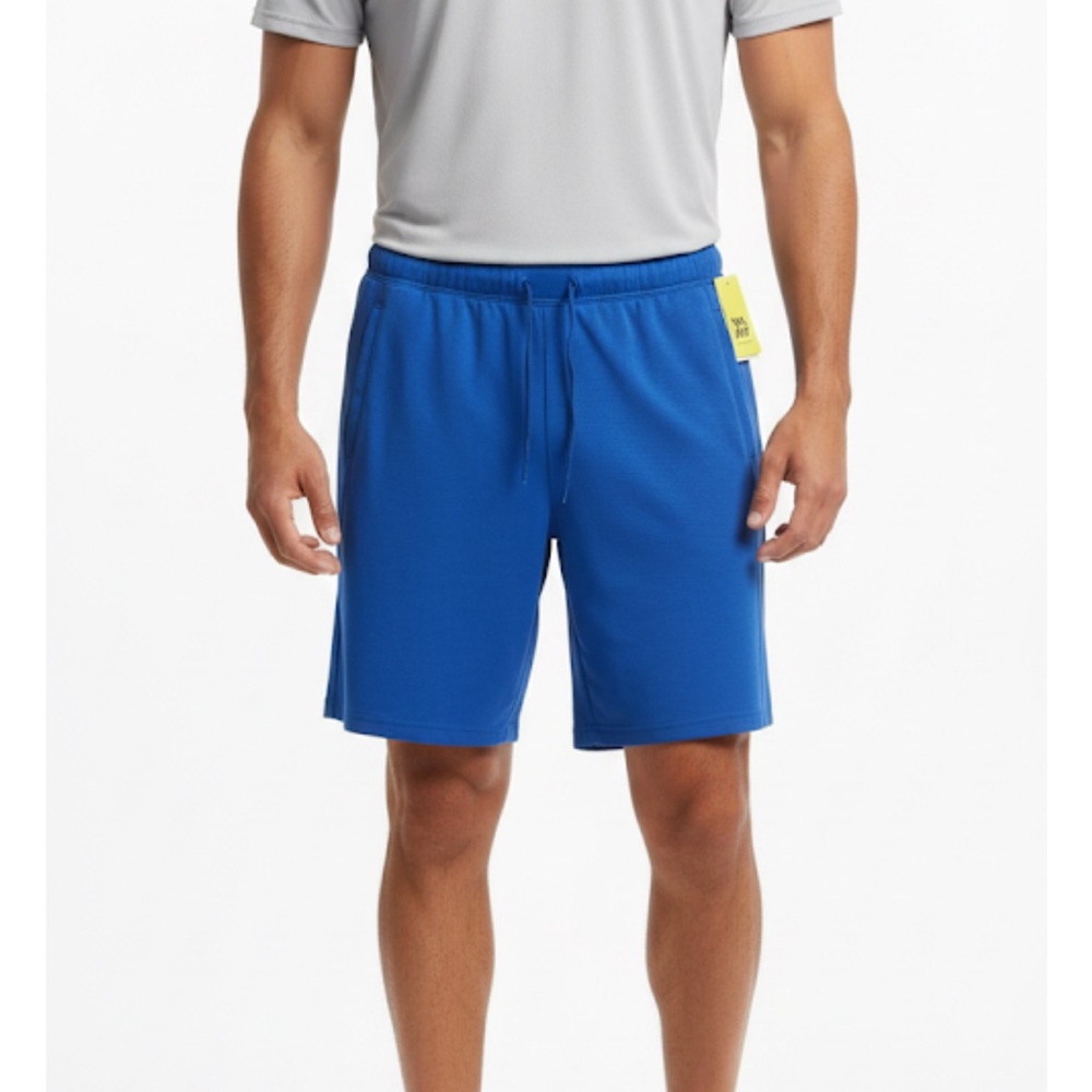 ALL IN MOTION Sift Gym Elastic Band Shorts, Men’s XL, Blue